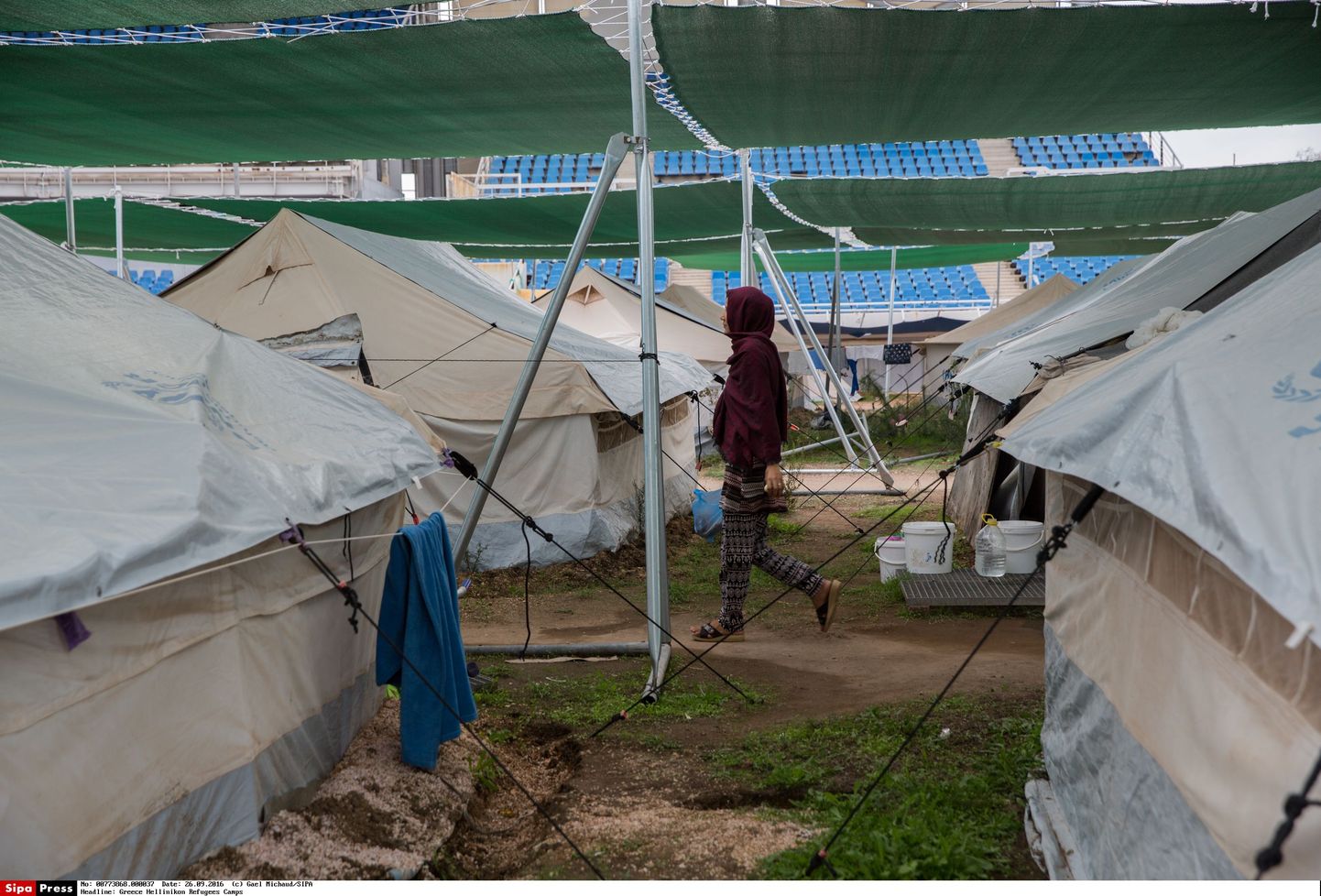 Ateena lähedal asuv põgenikelaager.