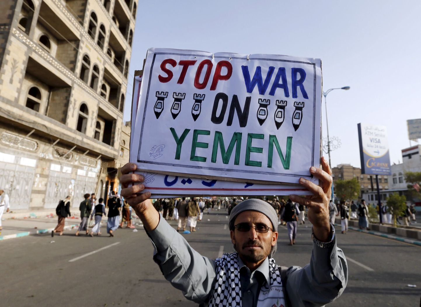 Houthi-meelne demonstrant