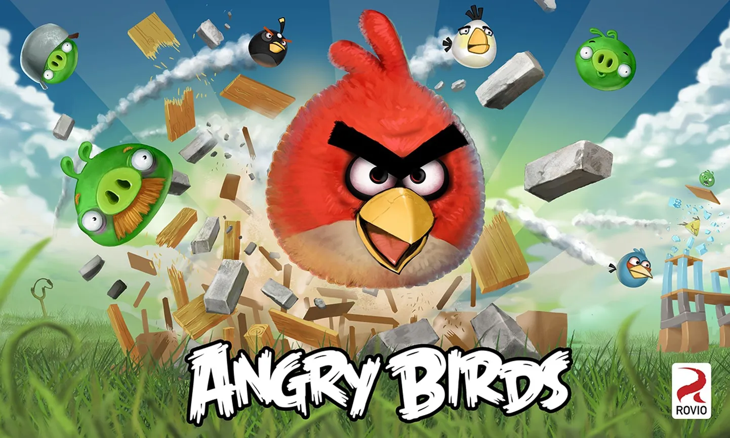 Gamefoundersis osalejaid innustab Angry Birdsi menu.