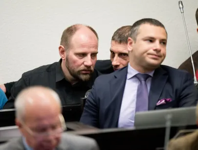 Esiplaanil lipsuga. Foto: Jaanus Lensment