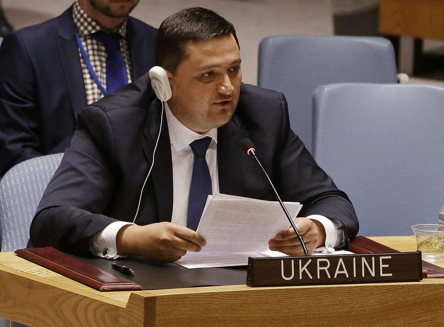Заместитель постоянного представителя Украины при ООН Александр Павличенко.
