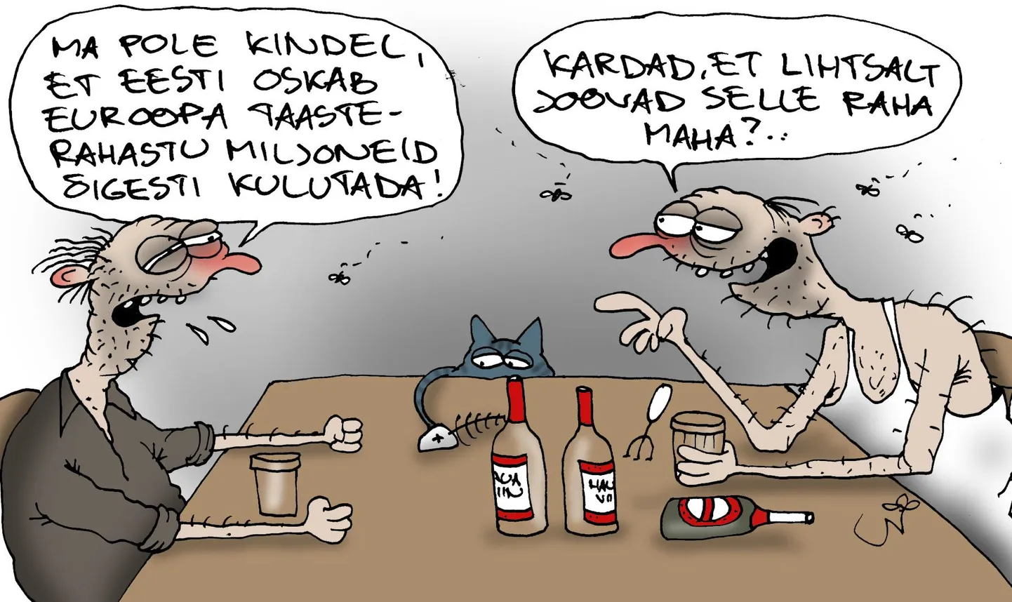 Urmas Nemvalts joonistab FOTO: Urmas Nemvalts