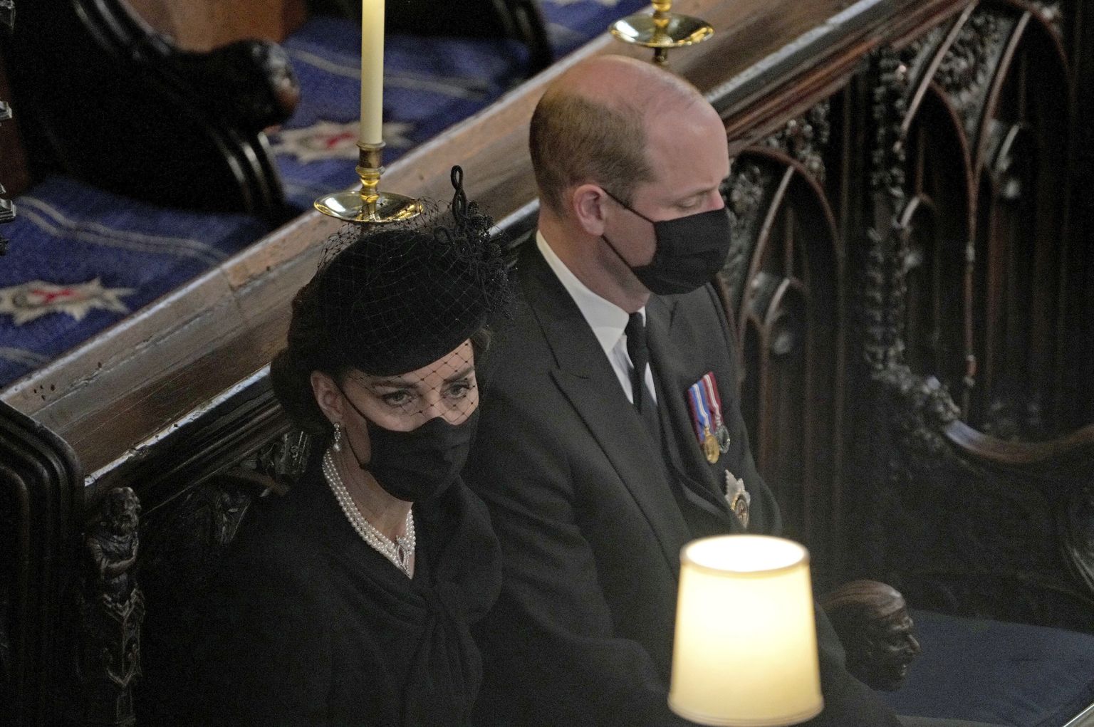 Kate ja prints William Philipi matustel.