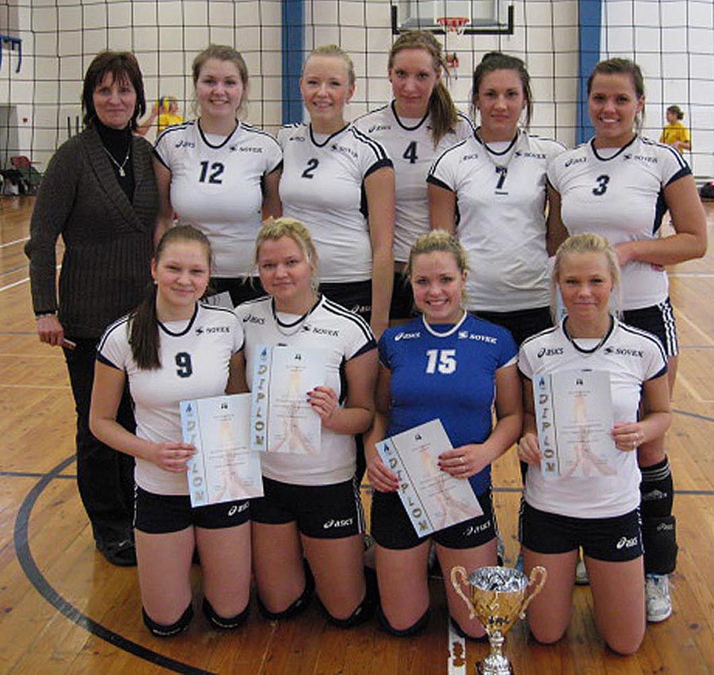 Viljandi spordikooli naiskond saavutas Eesti võrkpalli liidu alla 20-aastaste karikavõistluste finaalturniiril
täisedu, viie võiduga esikoha.