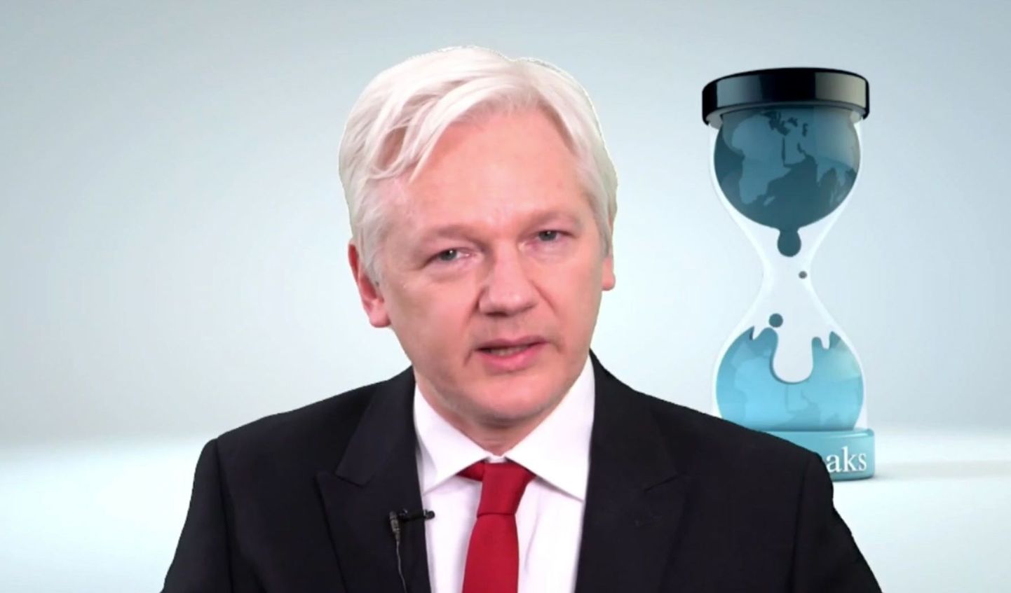 Wikileaksi asutaja Julian Assange 9. märtsil avaldatud videol.