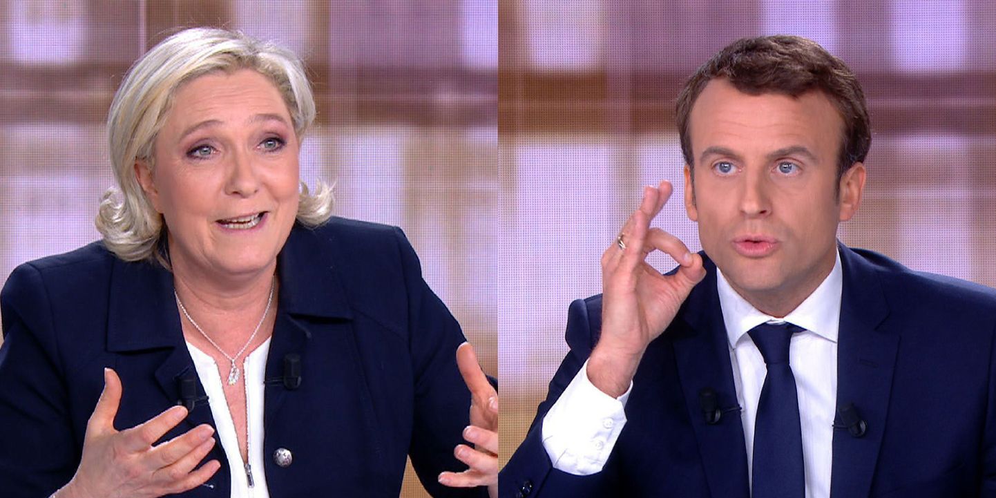 Eilne teledebatt Le Peni ja Macroni vahel kubises solvangutest ja teineteise süüdistamisest.