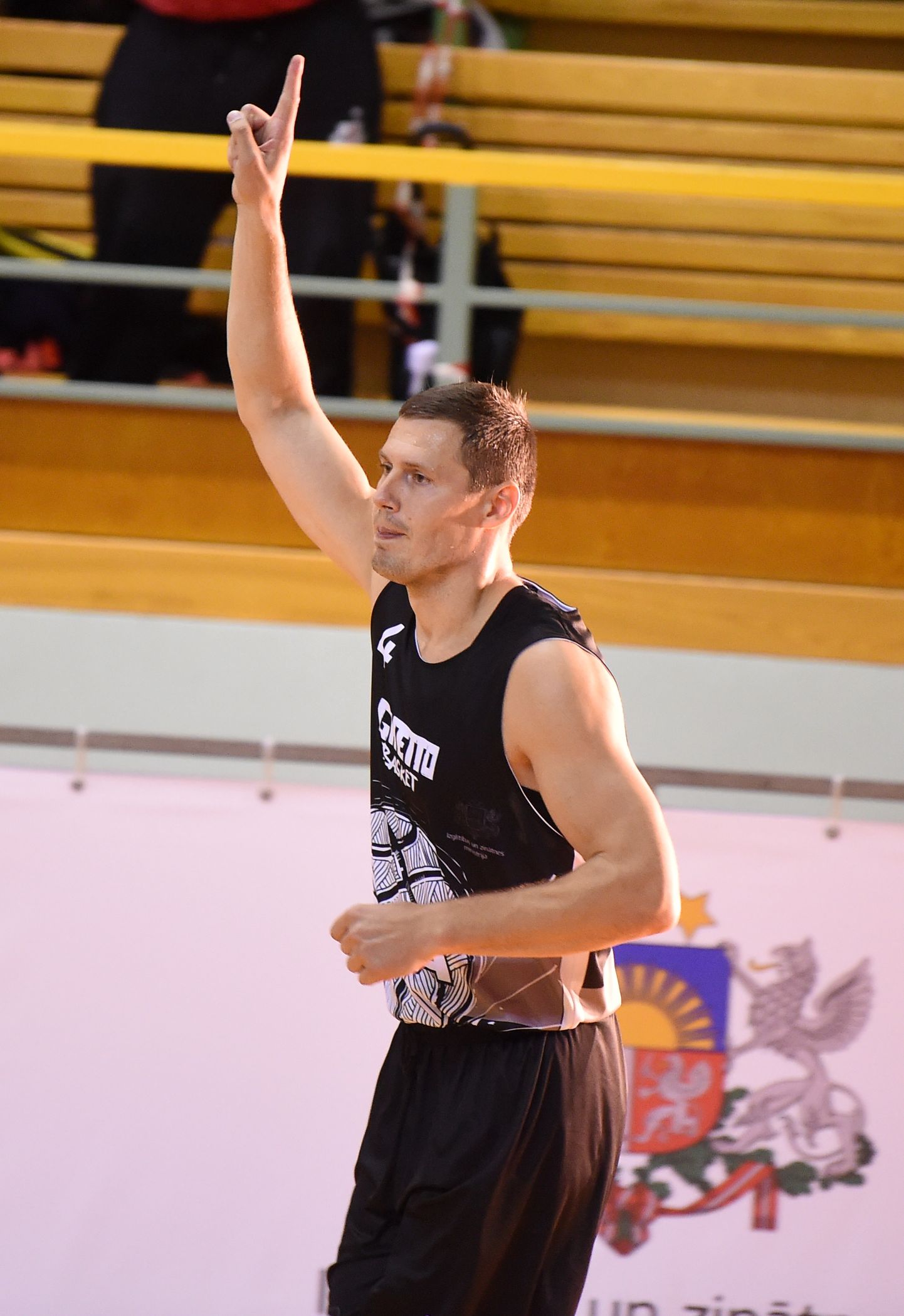 "Riga" komandas spēlētājs, olimpiskais čempions Agnis Čavars.