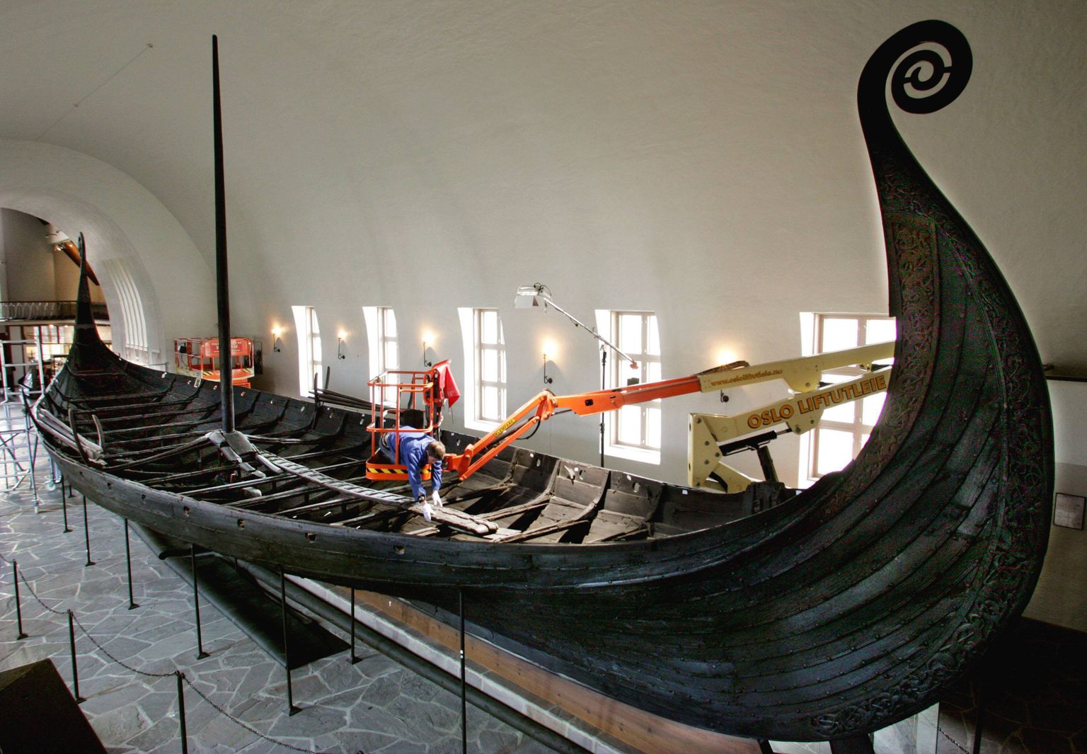 Oslo viikingimuuseumis asuv viikingilaev