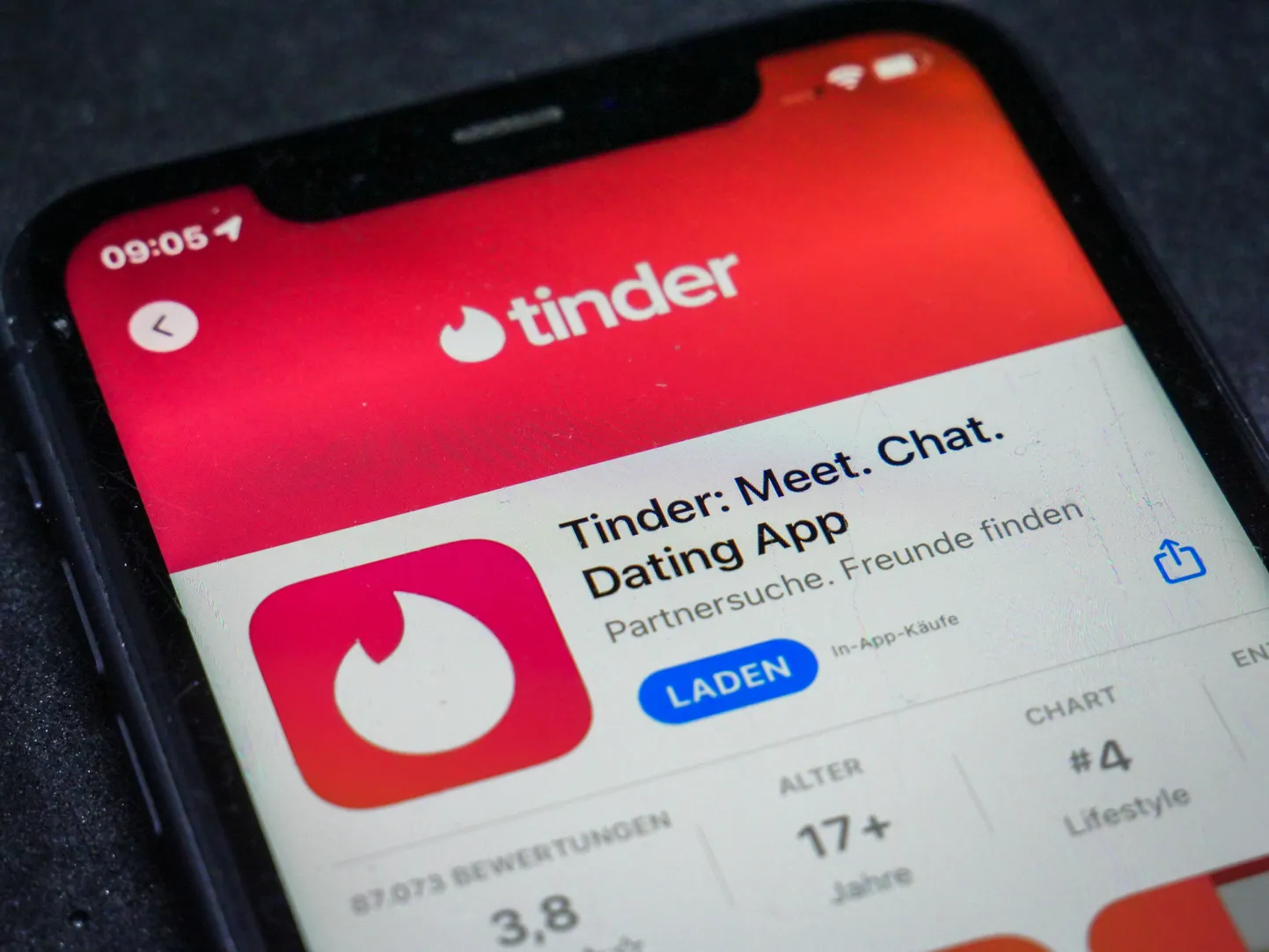 Tinder. Pilt on illustratiivne.
