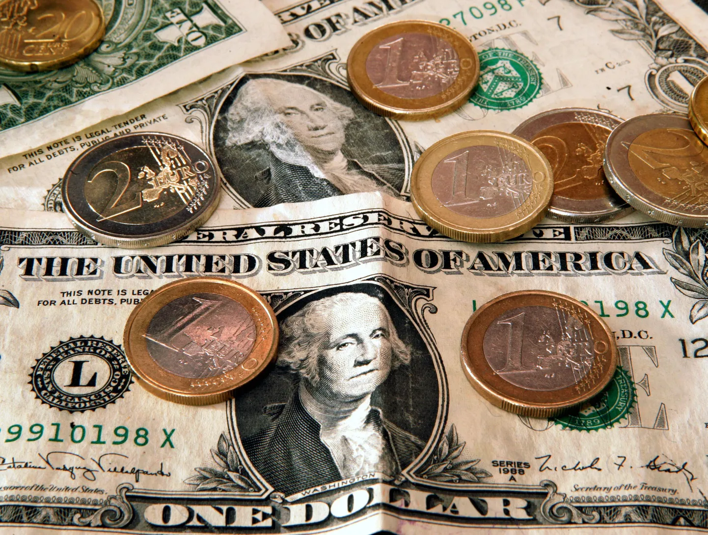Dollar versus euro