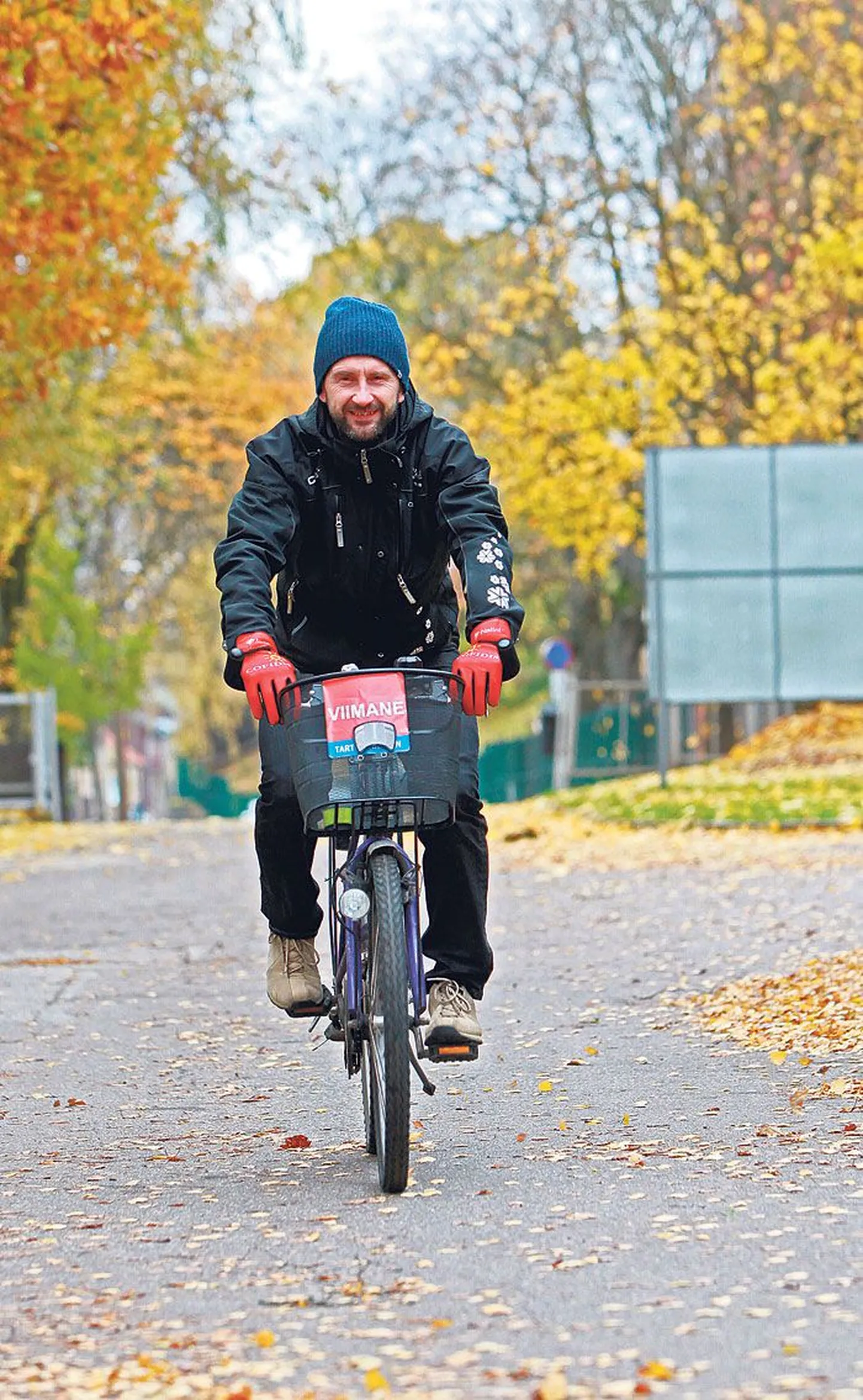 Ei ole harv ega haruldane, et Indrek Kelk sõidab hommikul rattaga tööle.