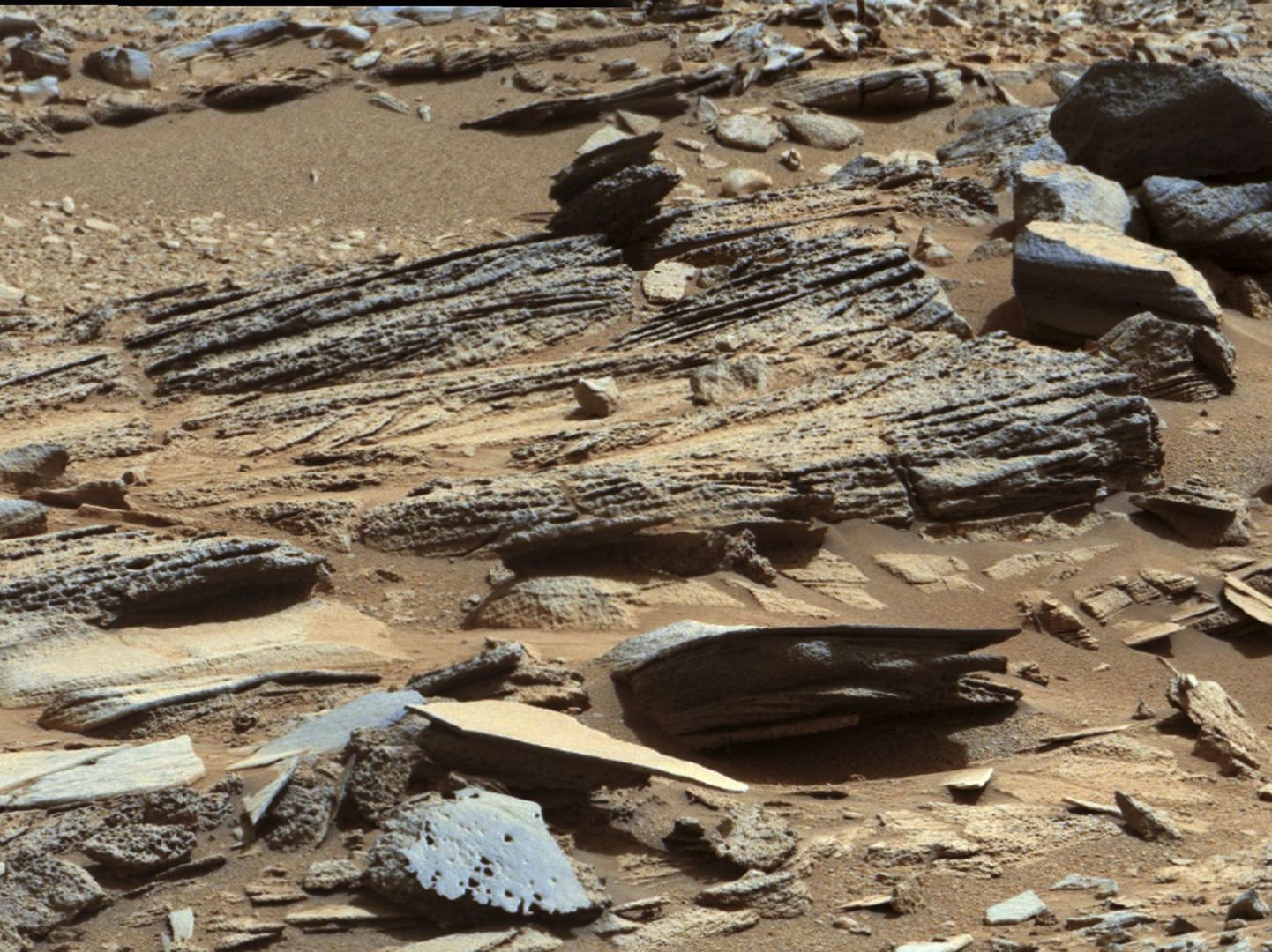 Marsikulguri Curiosity vahendusel saadud foto Marsist.