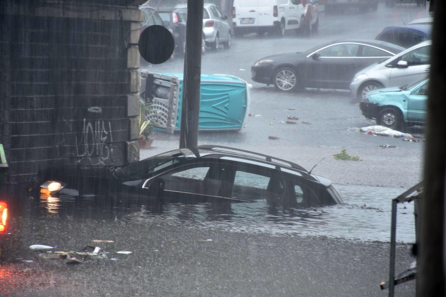 Üleujutus Itaalias Sitsiilia saarel Catanias 26. oktoobril 2021