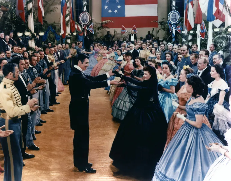 Vivien Leigh (Scarlett O’Hara) ja Clark Gable (Rhett Butler)
