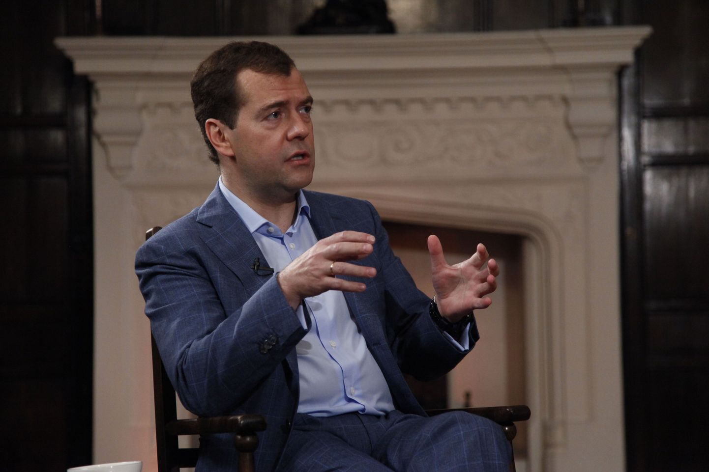 Dmitri Medvedev andis The Timesile intervjuu Londonis asuvas Venemaa suursaatkonnas.