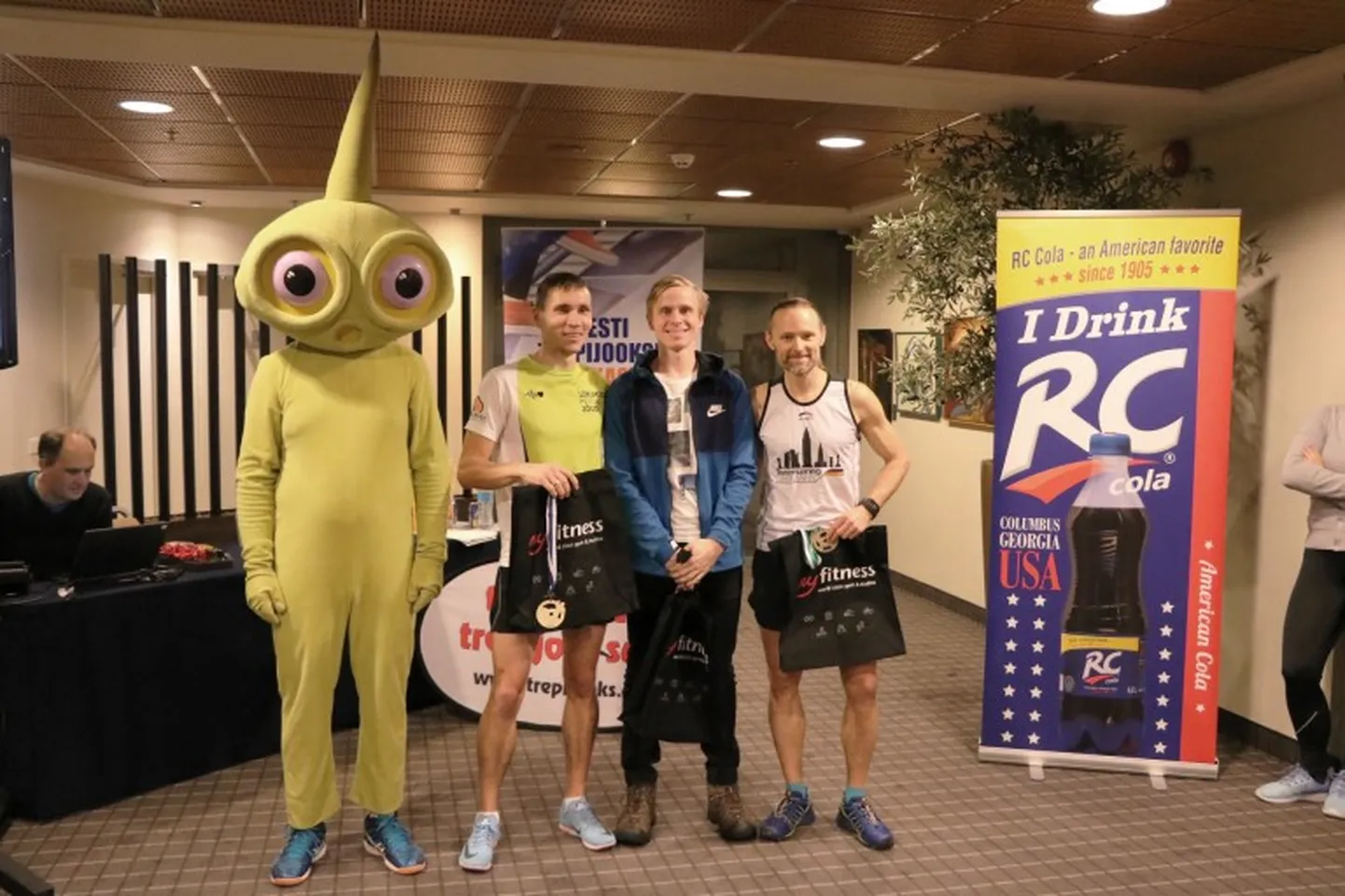 Rauno Tiits, Lauri Ulm ja Saksamaalt kohale tulnud Lars Migge.