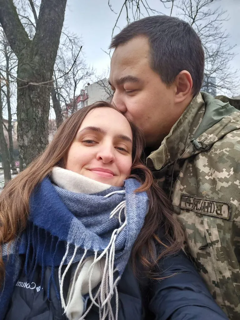 Оксана и Артем во время одного из их свиданий.