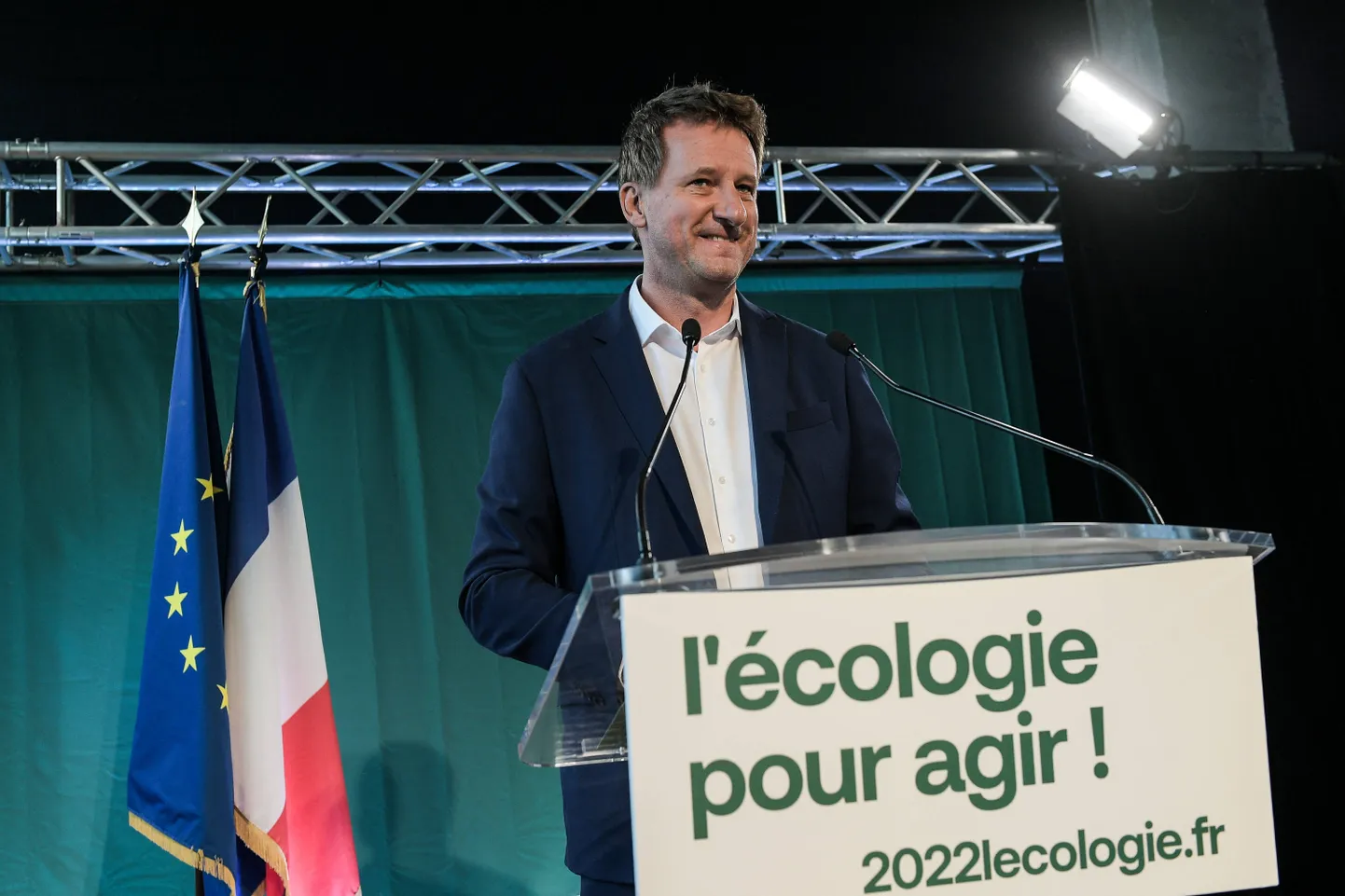 Prantsuse roheliste presidendikandidaat Yannick Jadot.