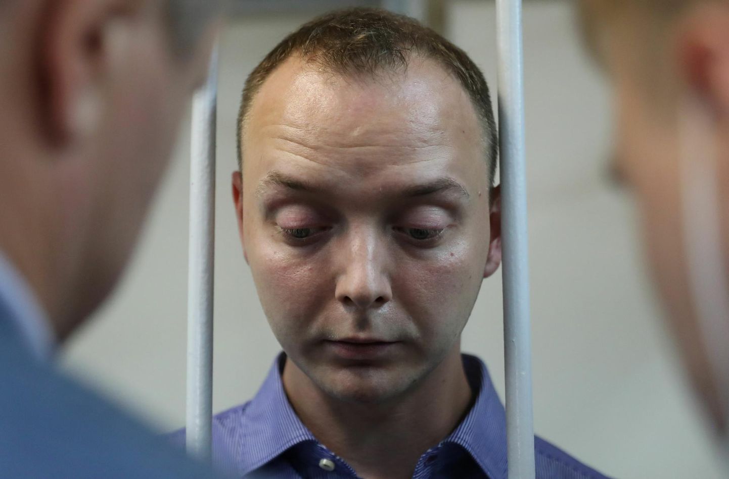 Riigireetmises süüdistatav Ivan Safronov kohtus. 