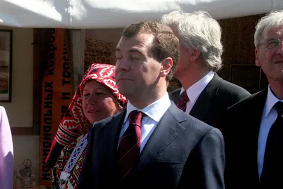 Medvedev 2008. aastal, mil ta veel viisakust teeskles.