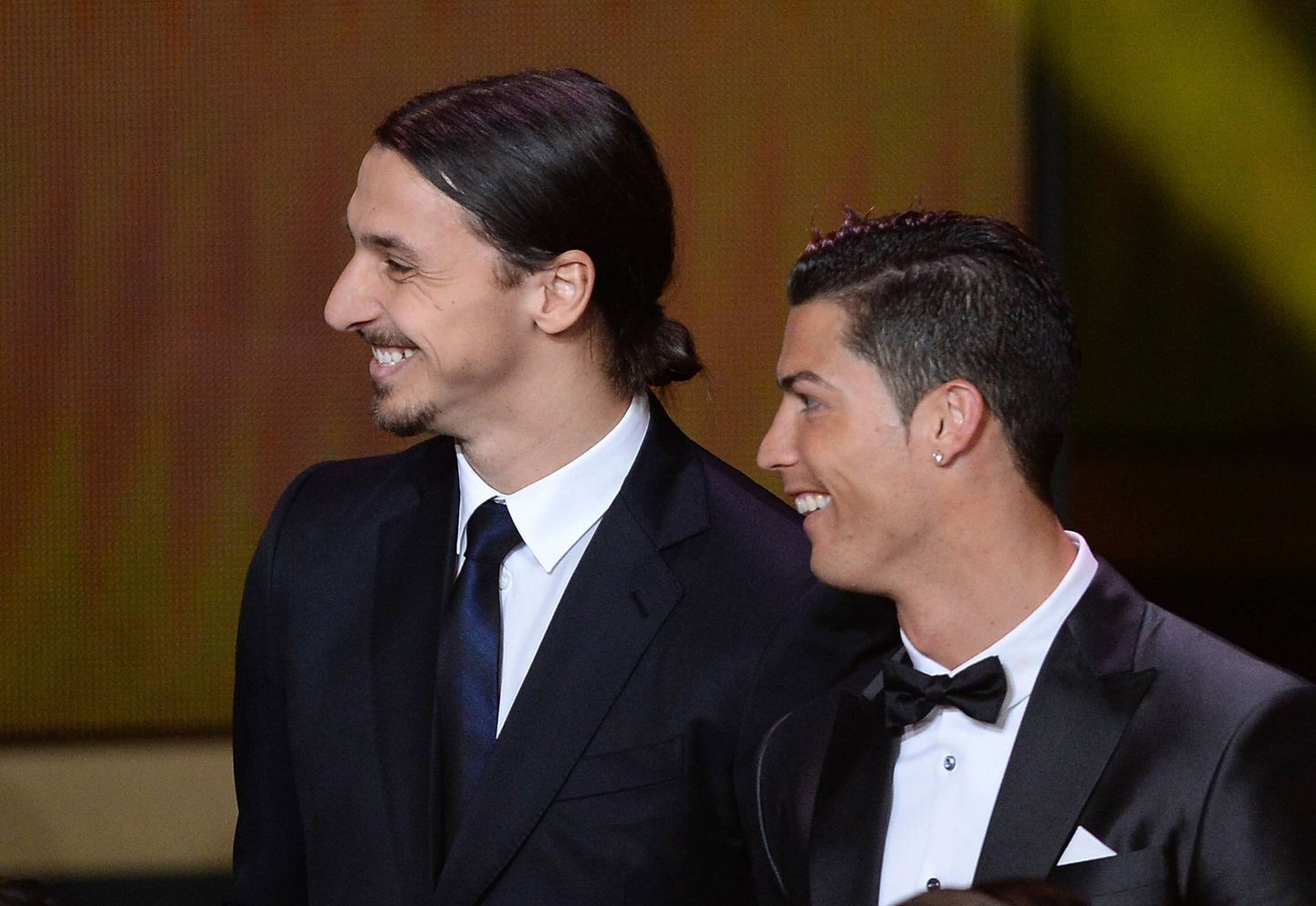 Jalgpalli- ja sotsiaalmeediatähed Zlatan Ibrahimovic (vasakul) ja Cristiano Ronaldo.