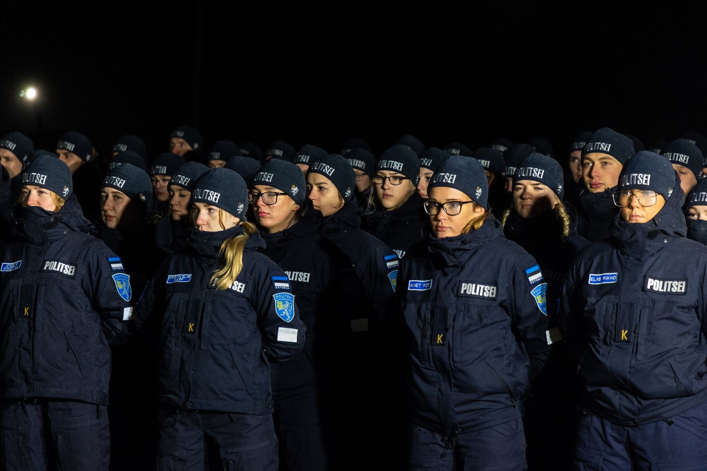 Полицейские в Мяо.