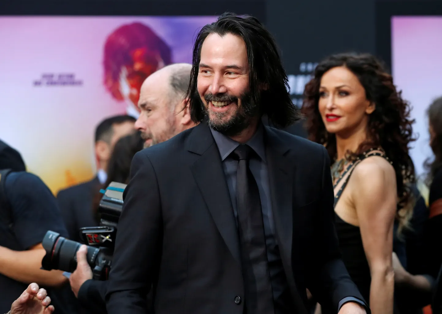 Keanu Reeves «John Wick 3: Parabellum» esilinastusel