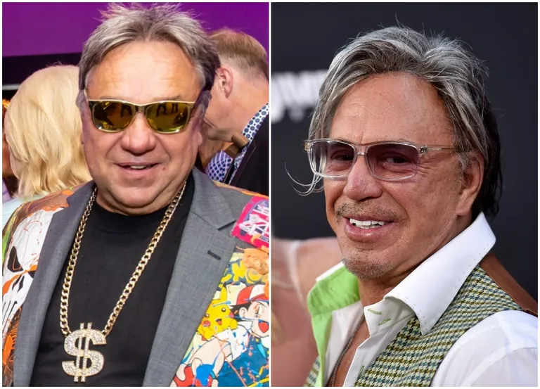 Allan Roosileht ja Mickey Rourke.