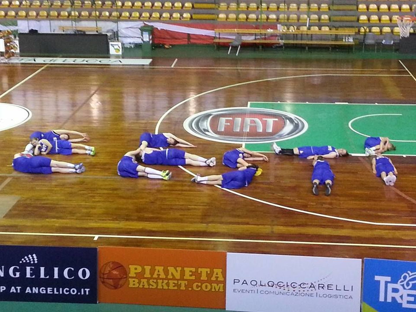 Eesti naiste korvpallikoondis Itaalias.