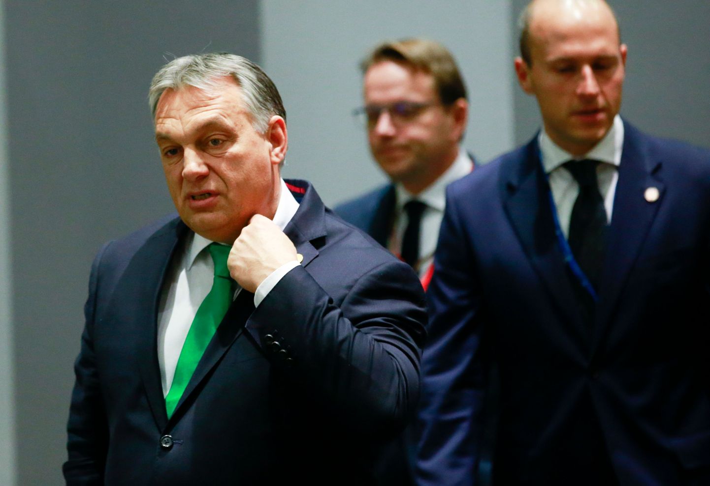 Viktor Orban Visegradi grupi kohtumisel Brüsselis.