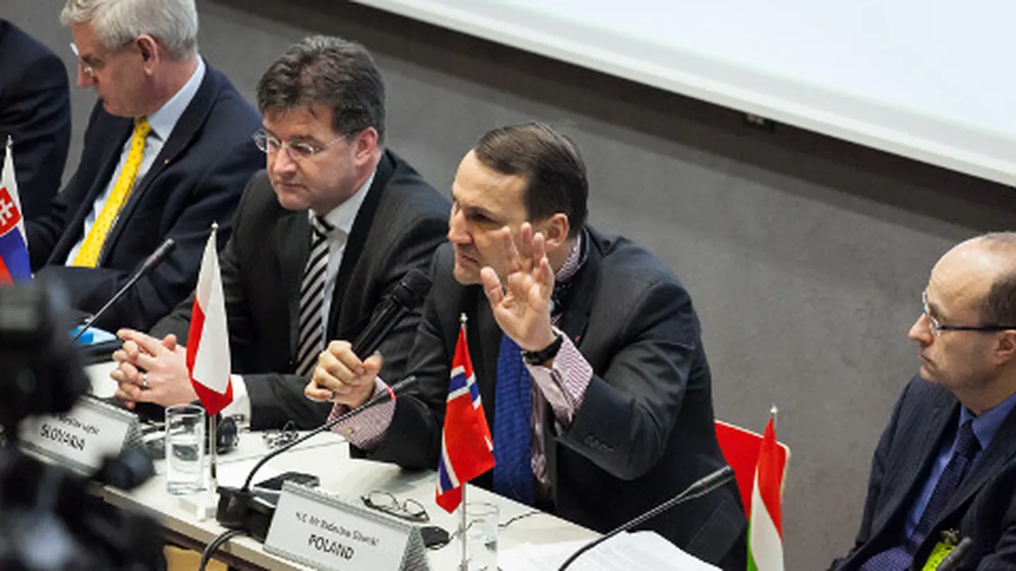 Poola välisminister Radoslaw Sikorski ütles, et viimane asi, mida Euroopa riigid sooviksid, oleks konflikt Venemaaga, aga Ukrainas toimuvat ei saa aktsepteerida.