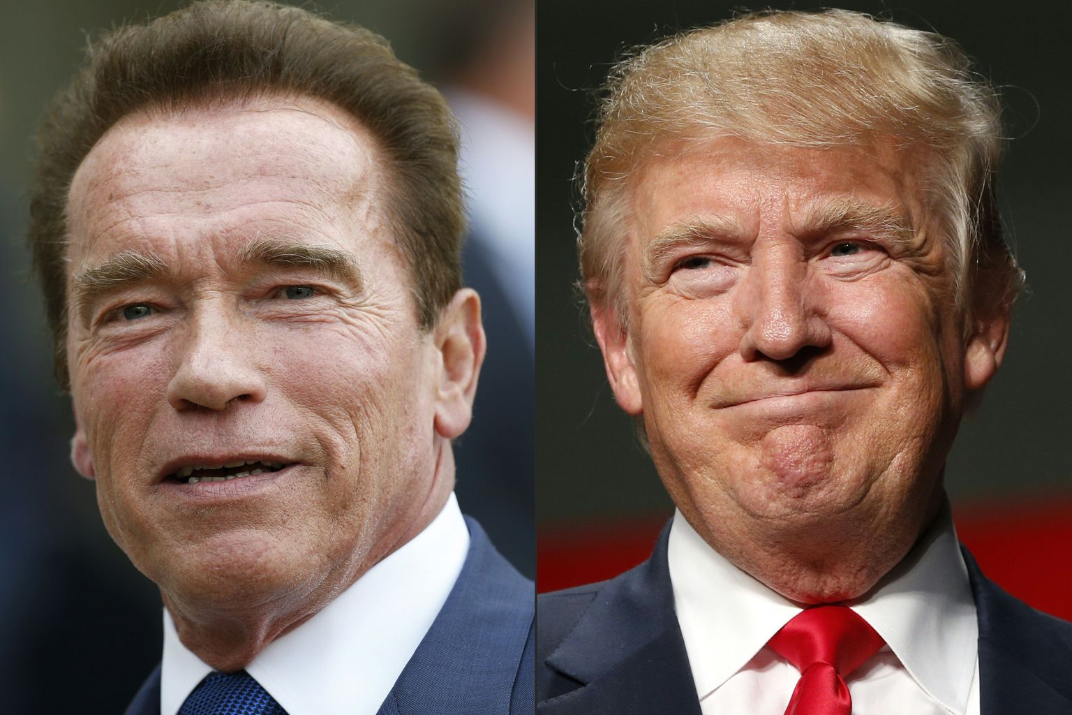 Arnold Schwarzenegger ja Donald Trump