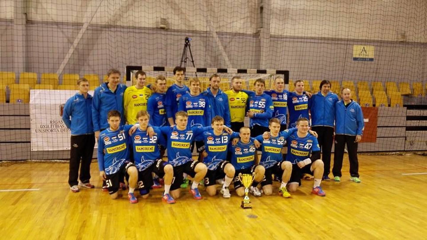 Eesti meeste koondis Riia turniiril.