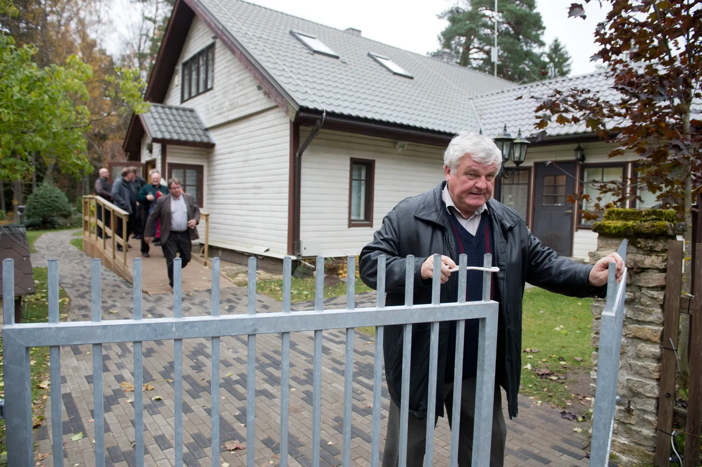 Valeri Korb 2015. aastal Hundisilmal Keskerakonna piirkondade juhtide kokkusaamisel.