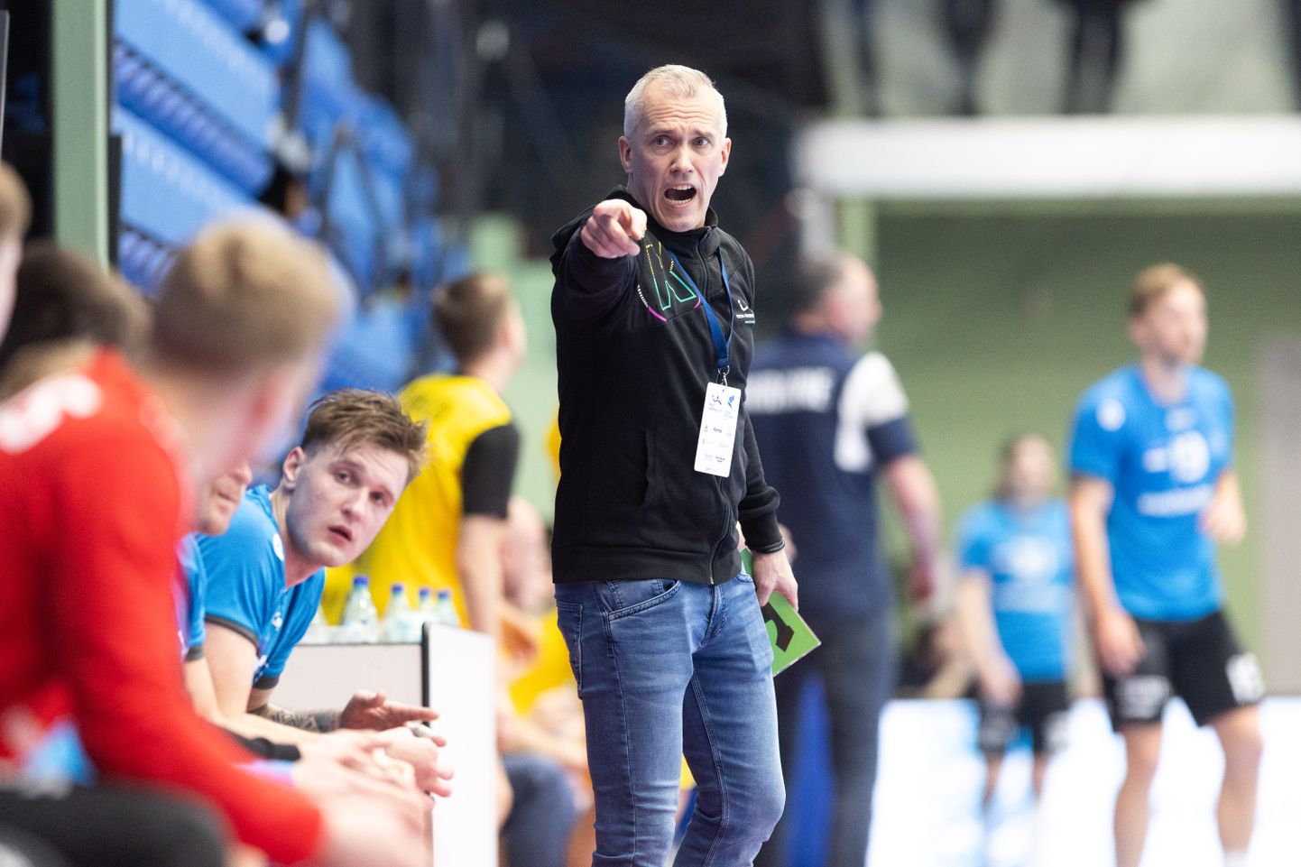 Peatreener Martin Noodla on Eesti käsipallikoondisele andnud hea ja energilise hingamise.