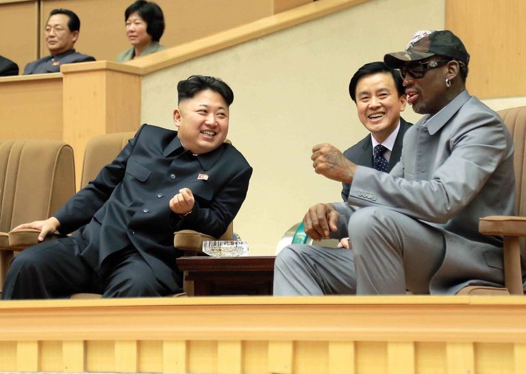 Kim Jong-un ja Dennis Rodman