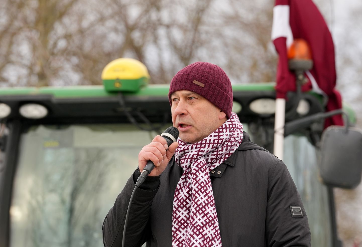 Biedrības "Zemnieku saeima" valdes priekšsēdētājs Juris Lazdiņš.
