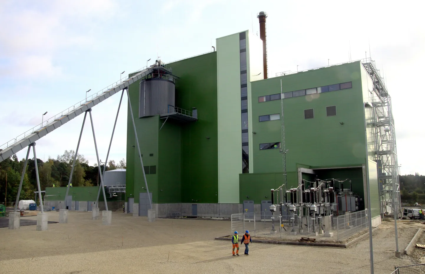 Fortum Termesti koostootmisjaam Pärnus.