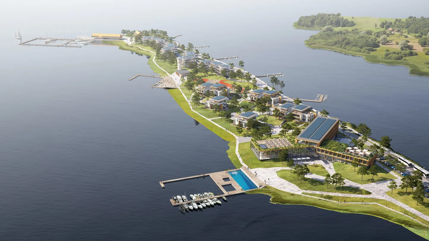 Kavandatava Marienholmi poolsaare arendus. Seda nime kandis poolsaar alates 1884. aastast. Hiljem nimetati see ümber Krimmi holmiks ja seda nime kannab see ametlikult tänini.