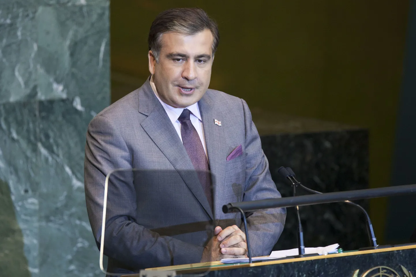 Gruusia president Mihheil Saakašvili.