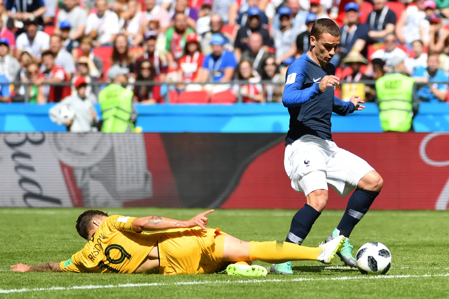 Antoine Griezmanni kukutamine tingis esimest korda VARi kasutamise