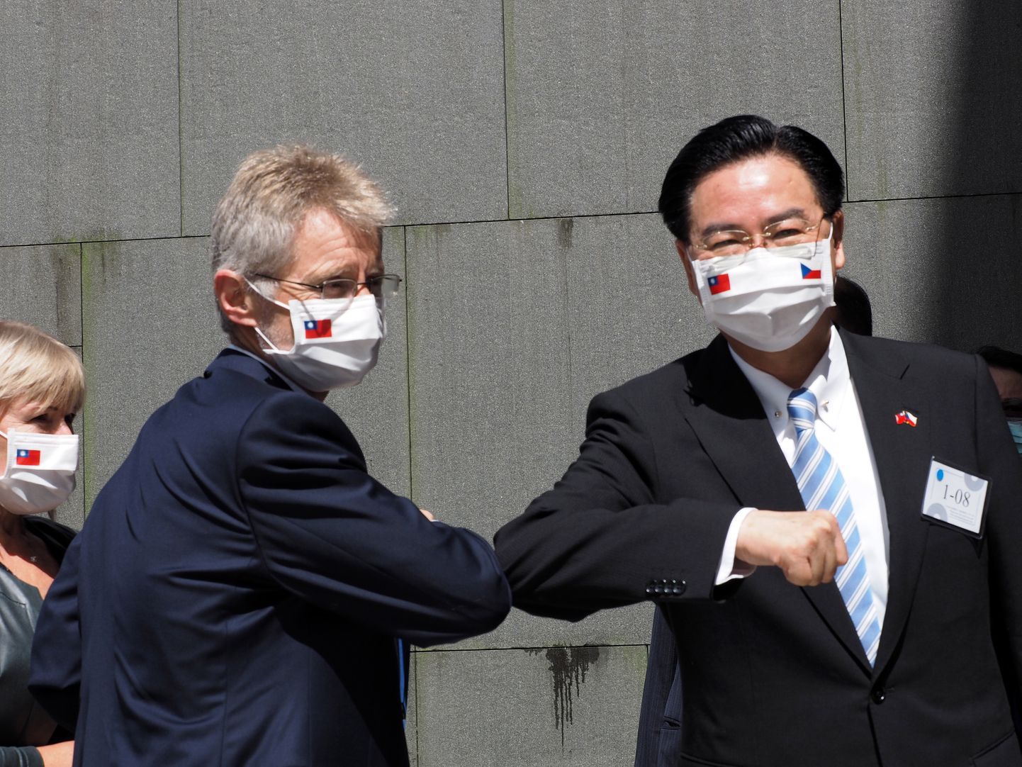 Tšehhi senati spiiker Miloš Vystrčil ja Taiwani välisminister Joseph Wu kohtumisel 31. augustil Taipeis.