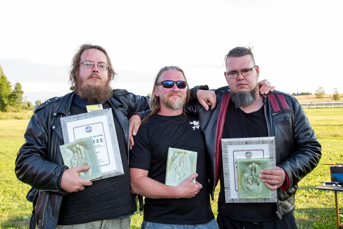 Ulmeauhinna Stalker tänavused võitjad (vasakult): Joel Jans, Meelis Kraft ja Manfred Kalmsten.