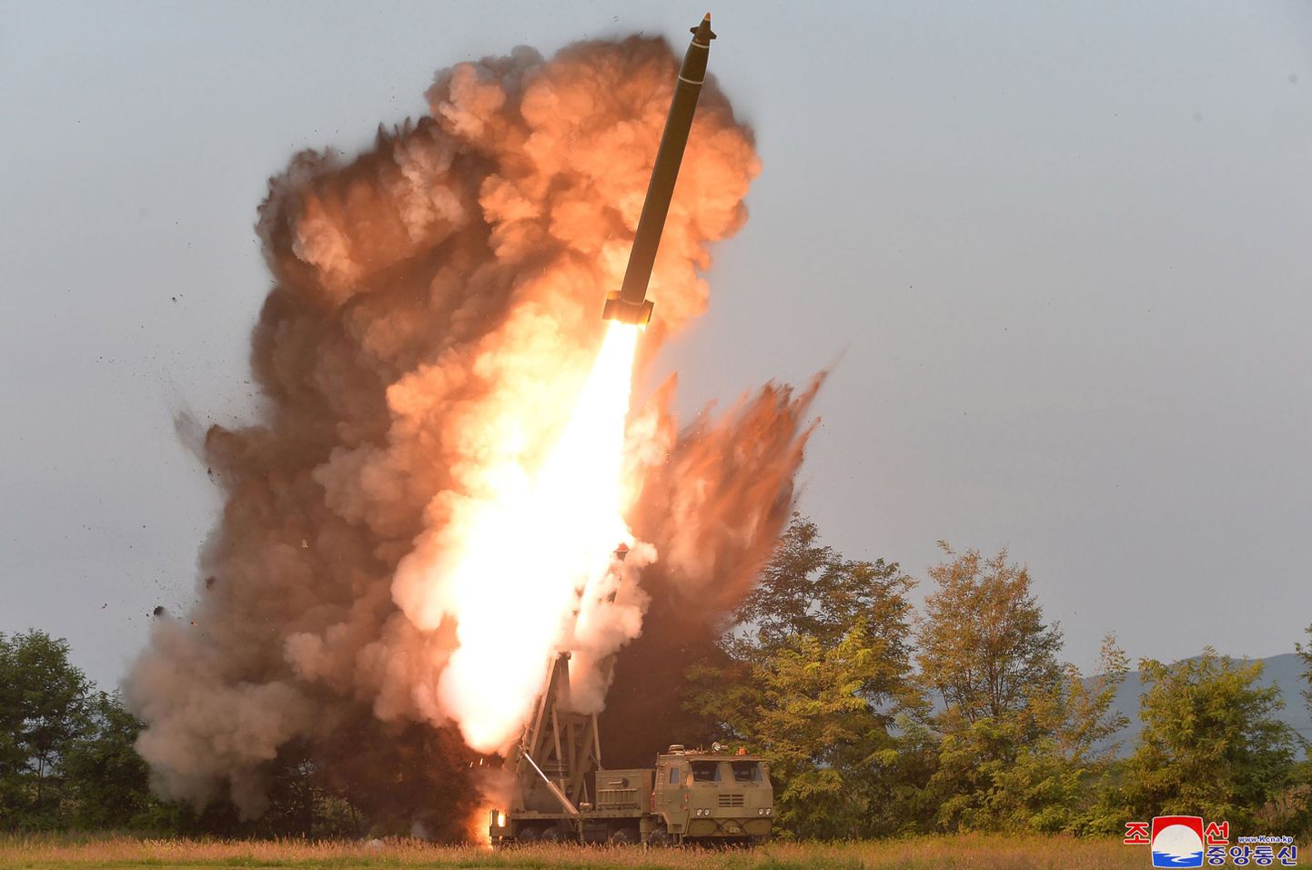 Põhja-Korea raketisüsteemi katsetus 10. septembril 2019.