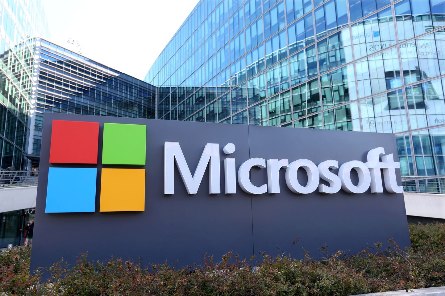Microsofti Euroopa peakontor Pariisi lähistel.