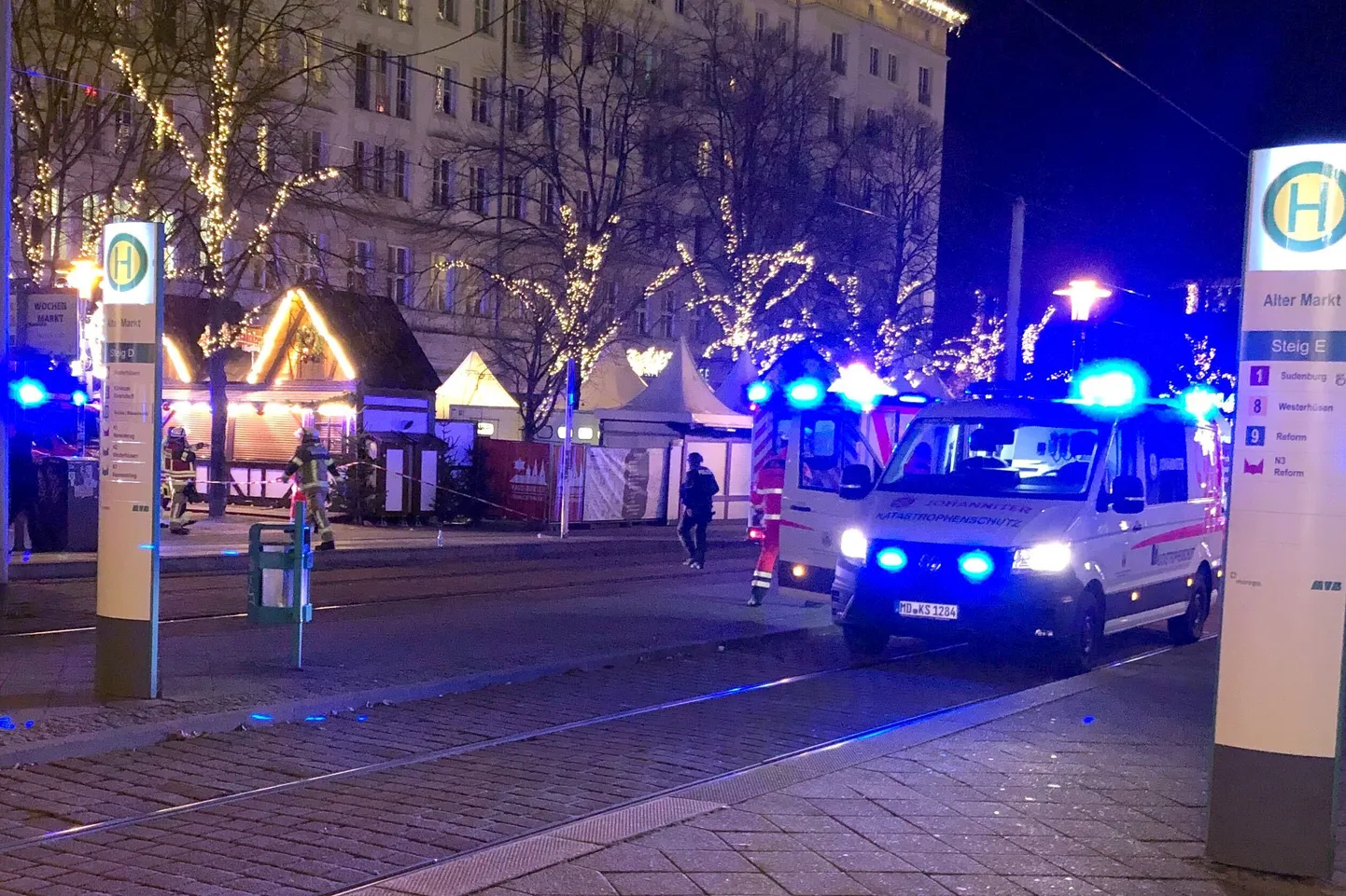 Рождественский рынок в Магдебурге
