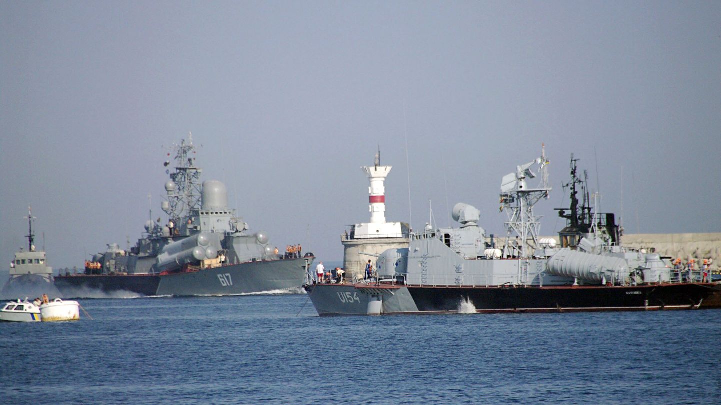 Vene sõjalaevad Sevastopoli lähistel