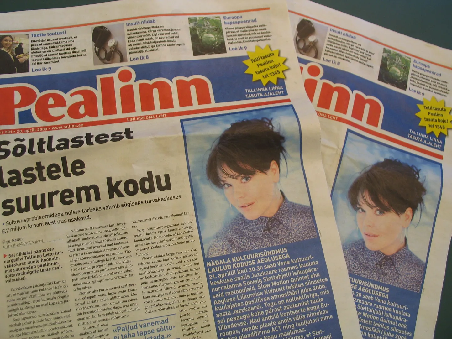 Linnavalitsuse ajaleht Pealinn.