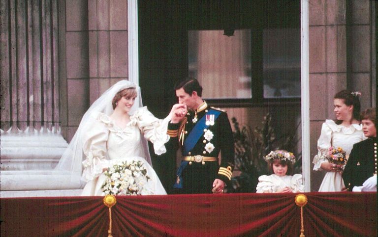 Prints Charles ja Lady Diana Spencer oma pulmapäeval 29. juulil 1981