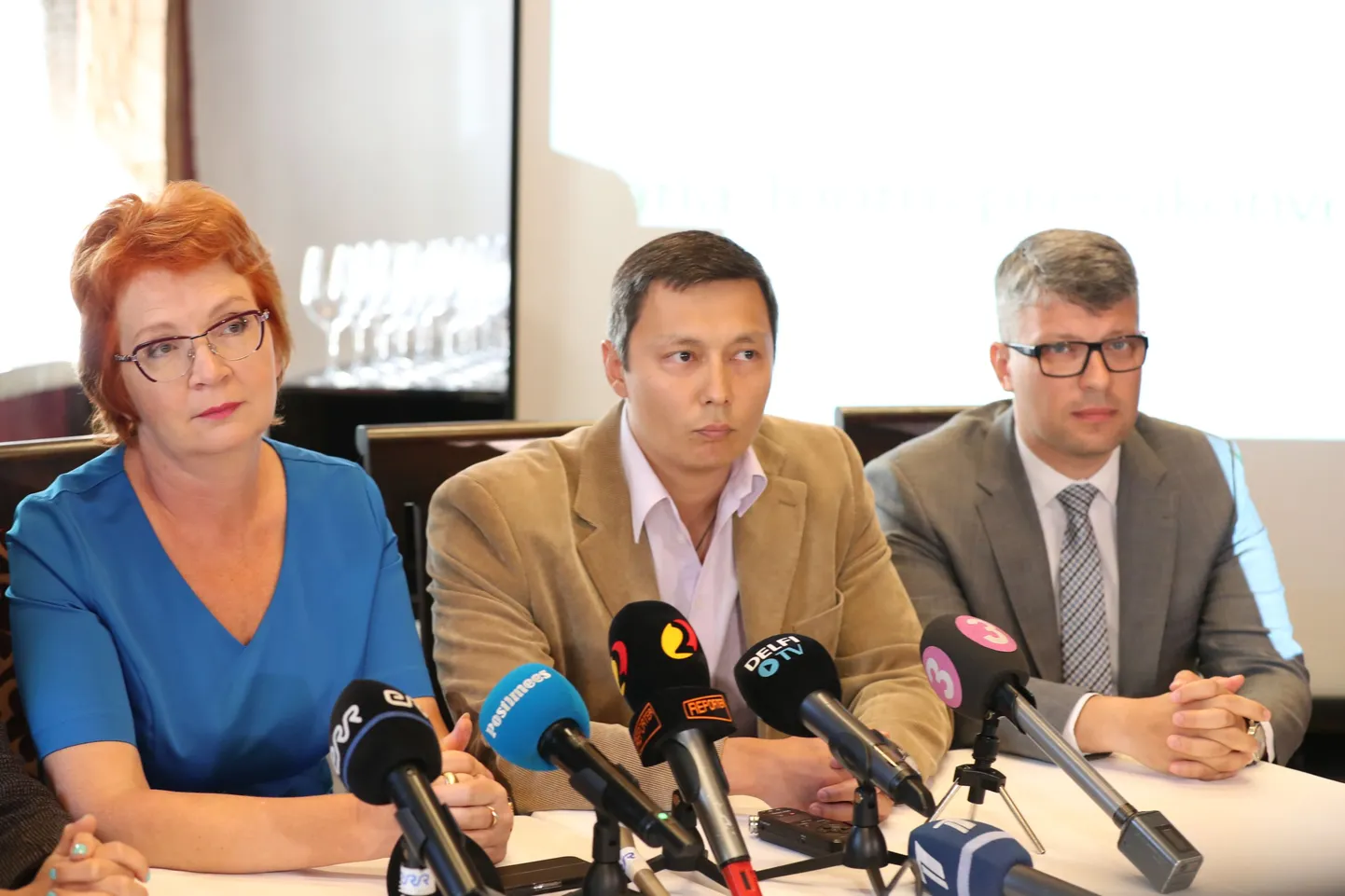 Яна Тоом, Михаил Кылварт и Михаил Корб.